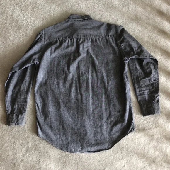 Vintage black wash chambray shirt - Picture 4 of 11